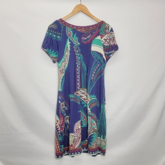 Dressbarn Multi Color Short sleeve Sheath Knee length dress - Picture 10 of 15